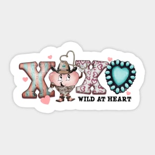 XOXO Wild At Heart Sticker